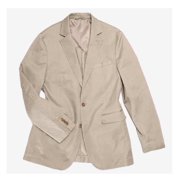 The Tie Bar The Cotton Miracle Jacket in British Tan 38R - Picture 2 of 12